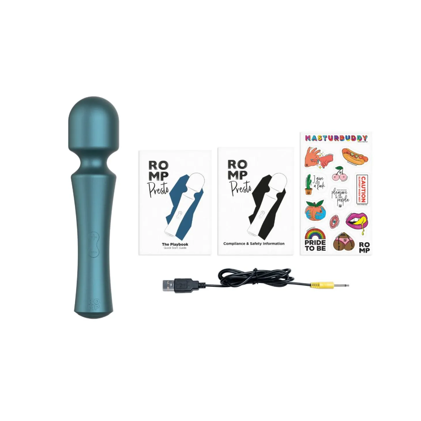ROMP - Presto Mini Vibromasseur Magique - Vert