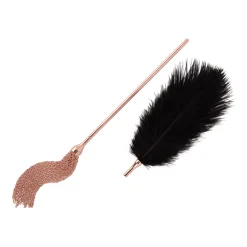 Rosy Gold - Feather Tickler Whip