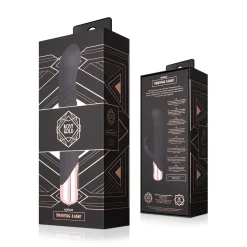Rosy Gold - Rabbit Vibrateur avec fonction de va-et-vient - Noir