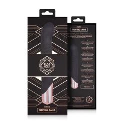 Rosy Gold - Rabbit Vibrateur avec fonction de va-et-vient - Noir