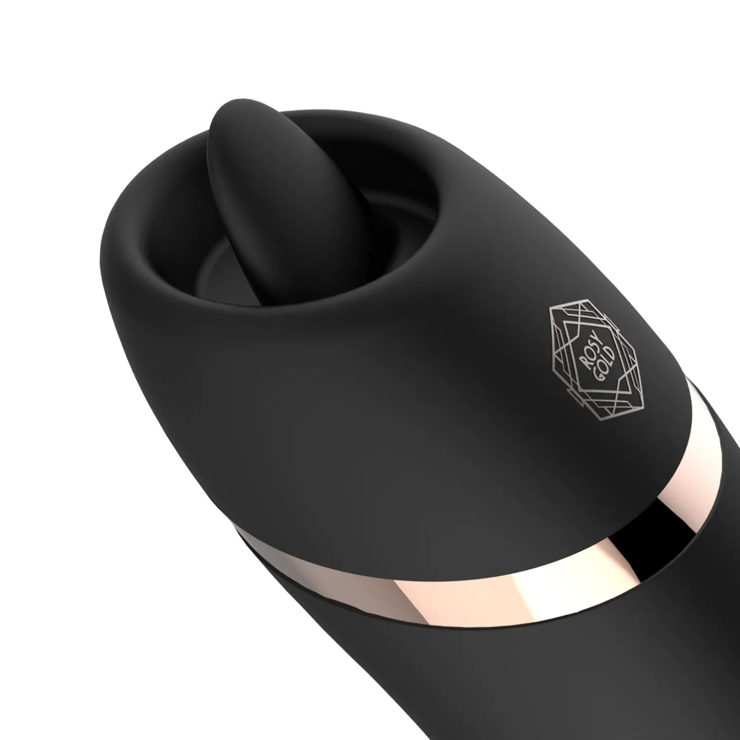 Rosy Gold – Stimulateur Léchage avec Boîtier Luxe – Noir
