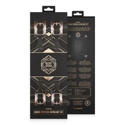 Rosy Gold - Under-Mattress Restraint Set - Noir