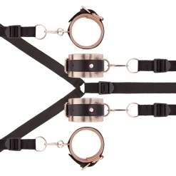 Rosy Gold - Under-Mattress Restraint Set - Noir