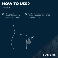 Scrotum stimulant Boners - Bleu