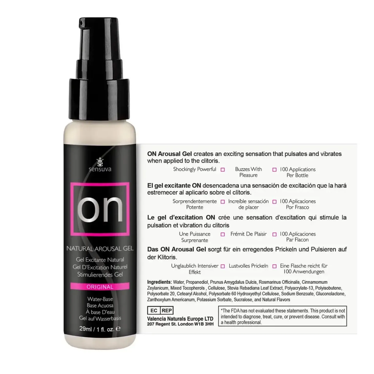 Sensuva - Gel Stimulant ON Original - 30 ml