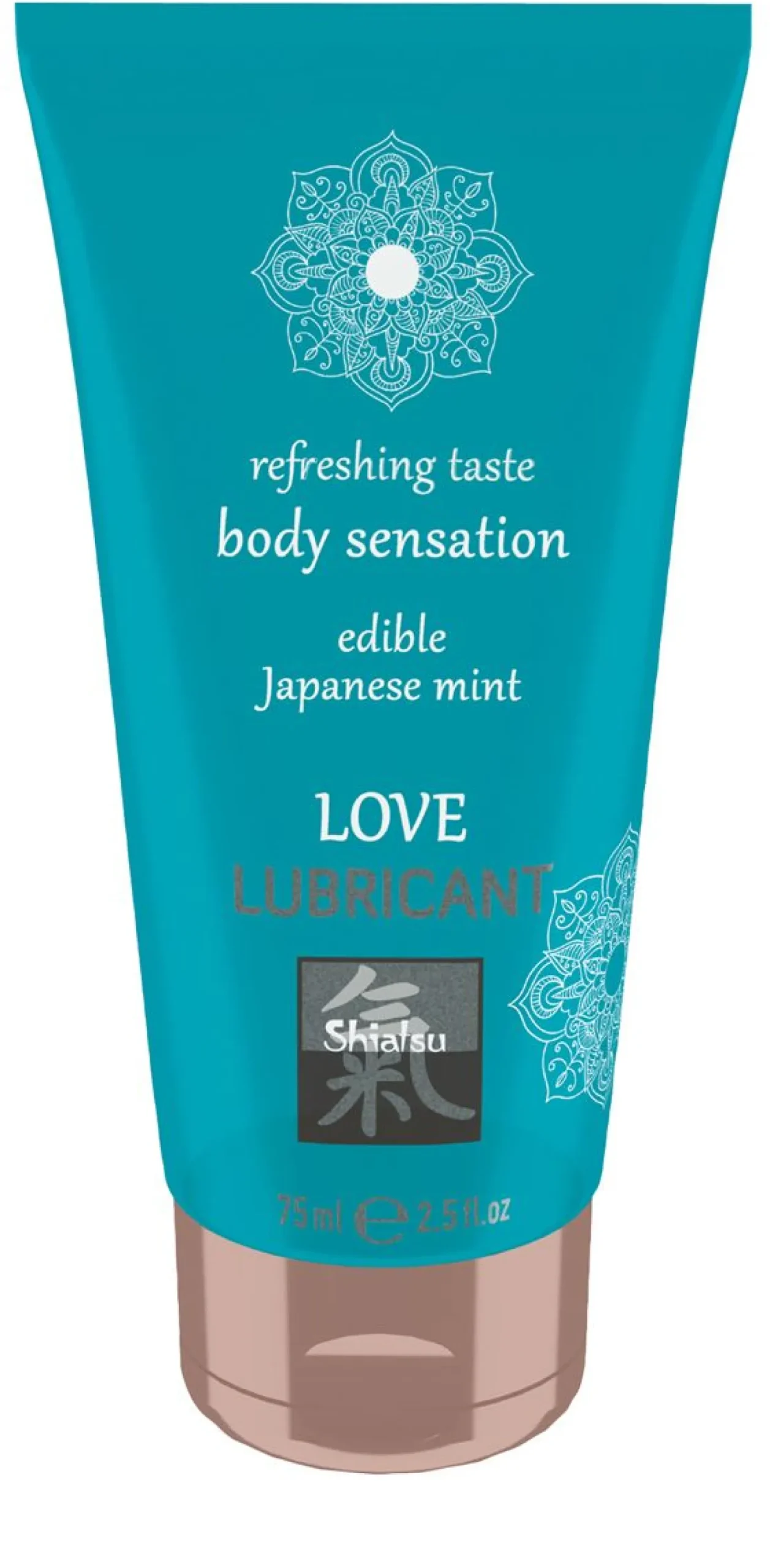 Shiatsu - Lubrifiant comestible à la menthe japonaise - 75 ml