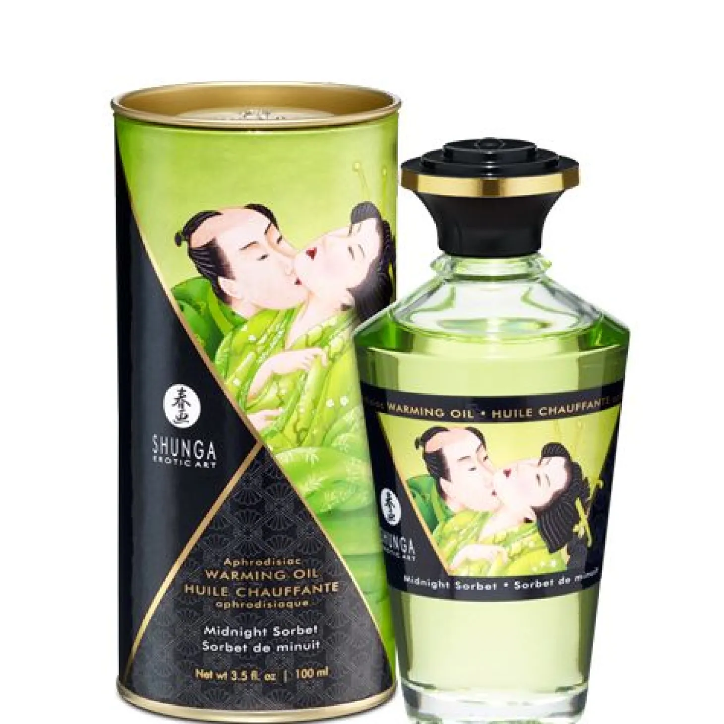 Shunga - Aphrodisiac Warming Oil Midnight Sorbet 100 ml