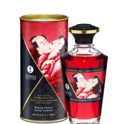 Shunga - Huile Aphrodisiaque Chauffante Cerise 100 ml