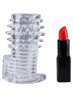 Size Matters - Clear Sensations Gaine Pénienne Vibrante - Transparente