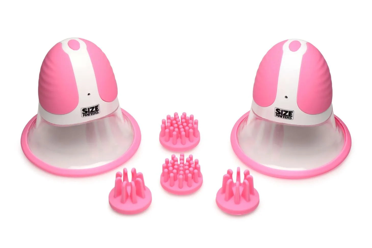 SIZE MATTERS - Stimulateurs de Mamelons - 4 Embouts