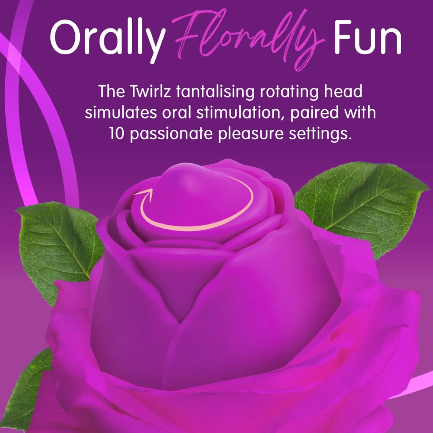 Skins Rose Buddies - The Rose Twirlz Vibromasseur