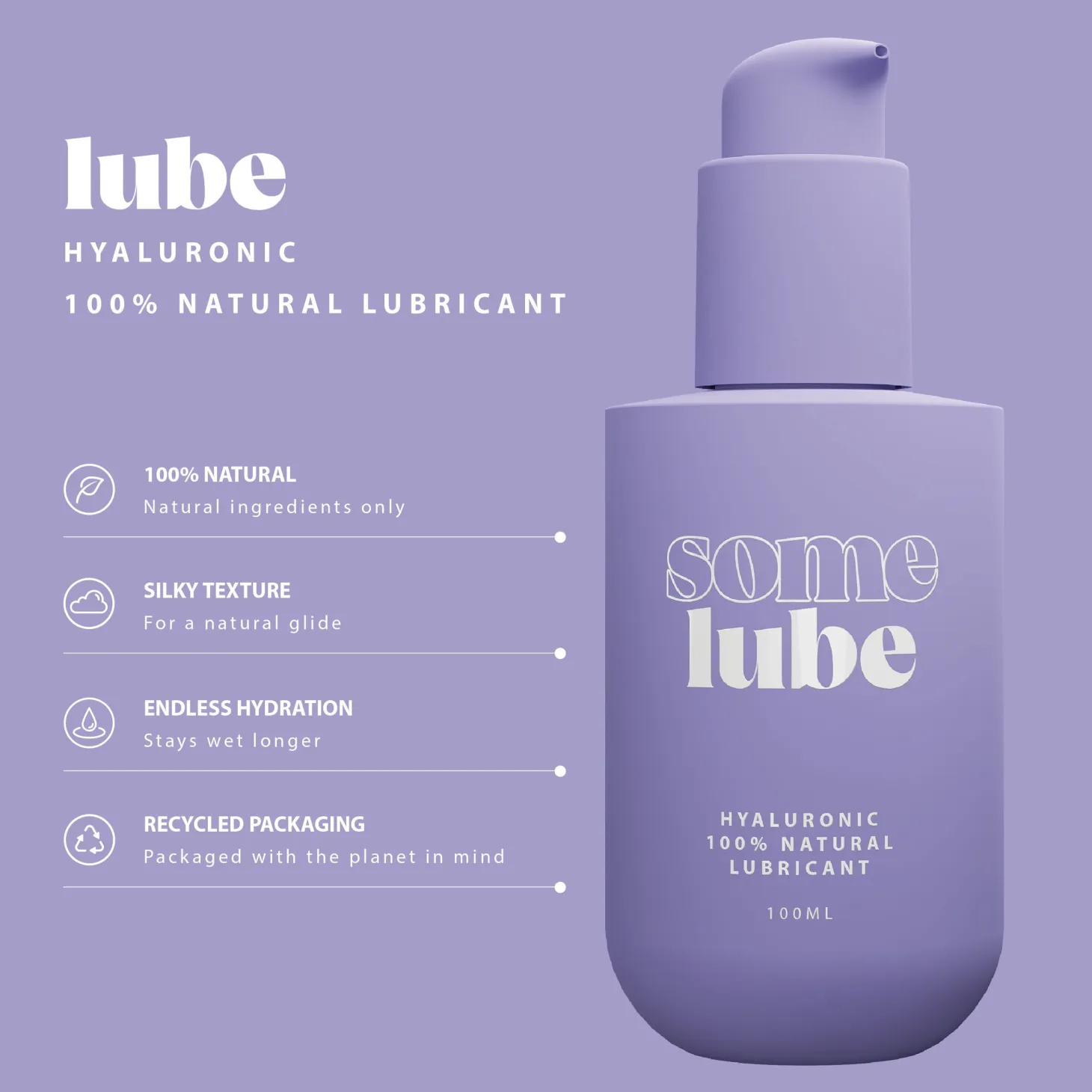 SOME LUBE - Lubrifiant Hyaluronique - 100 ml