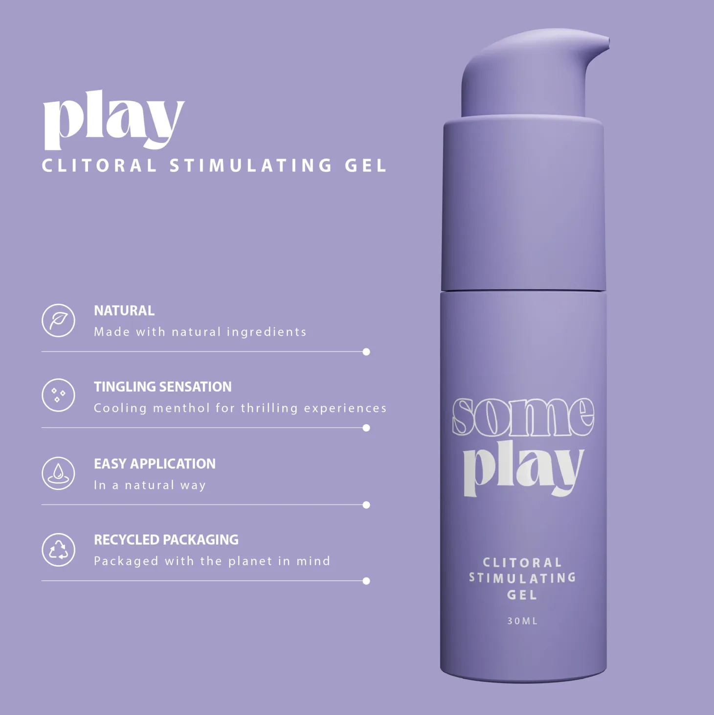 SOME PLAY - Gel Stimulant Clitoridien - 30 ml