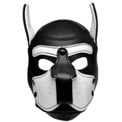 Spike Puppy BDSM Hood - Noir/Blanc
