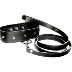 Sportsheets - Leather Collar & Leash Set