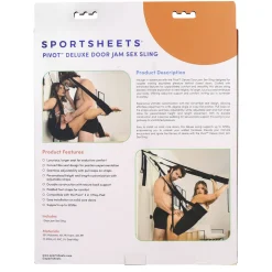 Sportsheets - Pivot Deluxe Balançoire Sexuelle de Porte - Noir