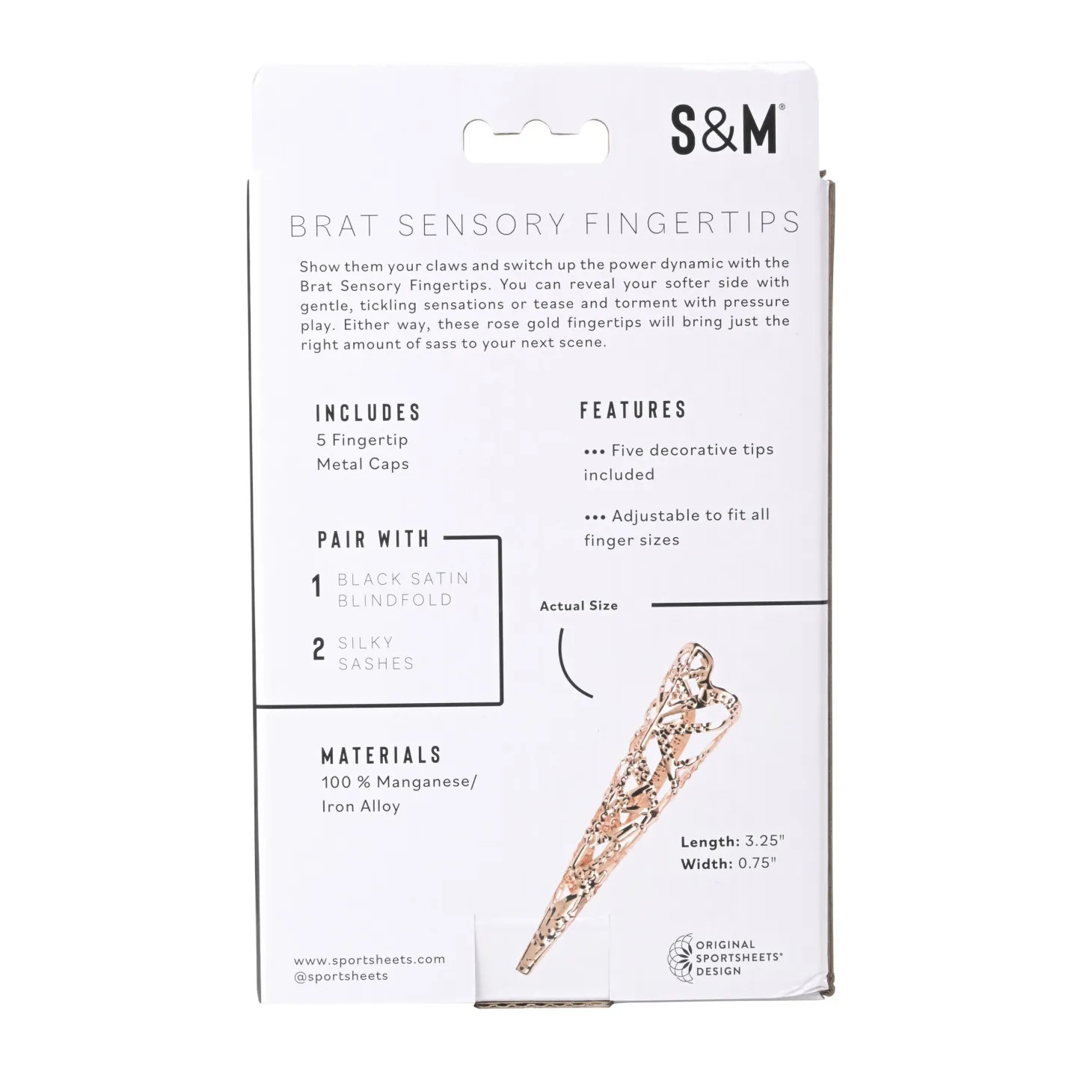 Sportsheets - Sex & Mischief Brat Sensory Fingertips