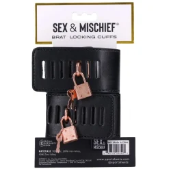 Sportsheets - Sex & Mischief Brat Locking Cuffs