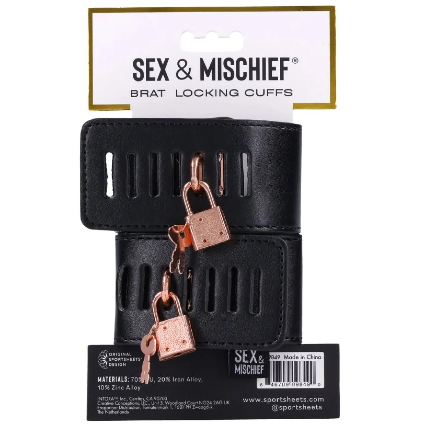 Sportsheets - Sex & Mischief Brat Locking Cuffs