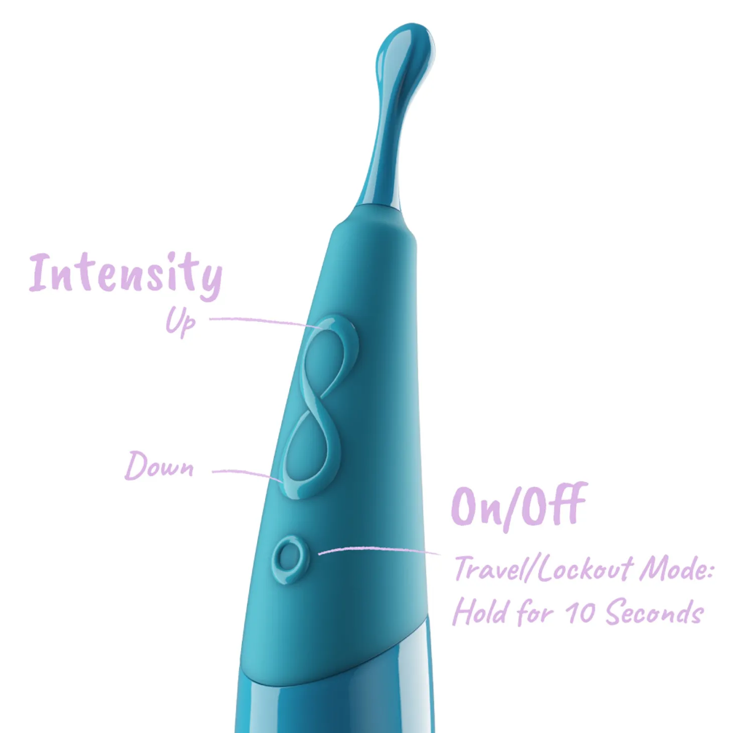 Stimulateur clitoridien Zumio I Spirotip - Aqua