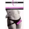 Strap U - Double Dildo avec Harnais - Violet