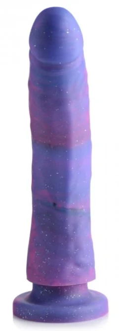 Strap U - Magic Stick Godemiché en silicone avec paillettes - 20 cm