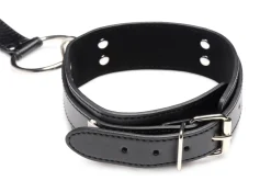 Strict - Ensemble de retenue avec collier et menottes - Noir