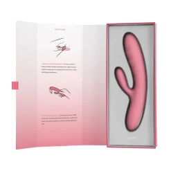 SVAKOM - Avery Vibromasseur Rabbit Pénétrant - Rose Fraise