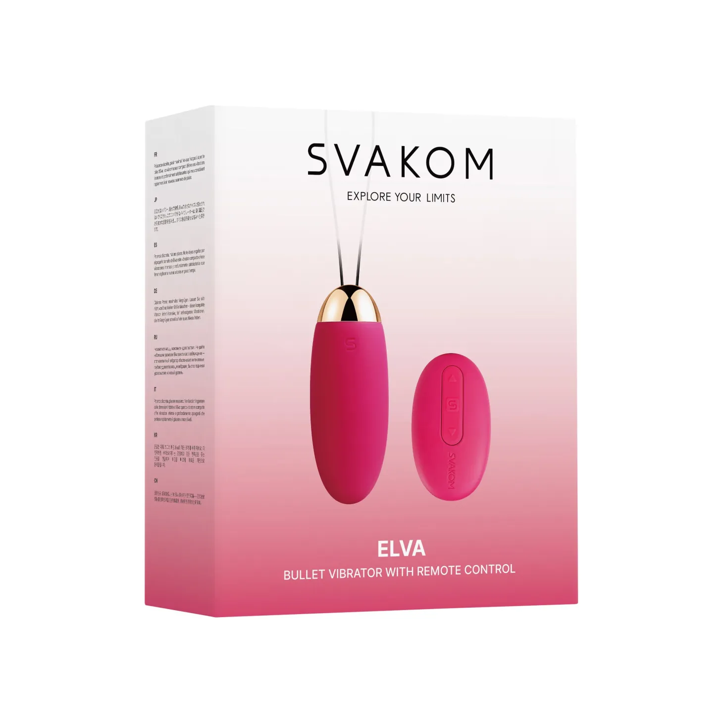 SVAKOM - Elva Œuf Vibrant avec Télécommande - Rose