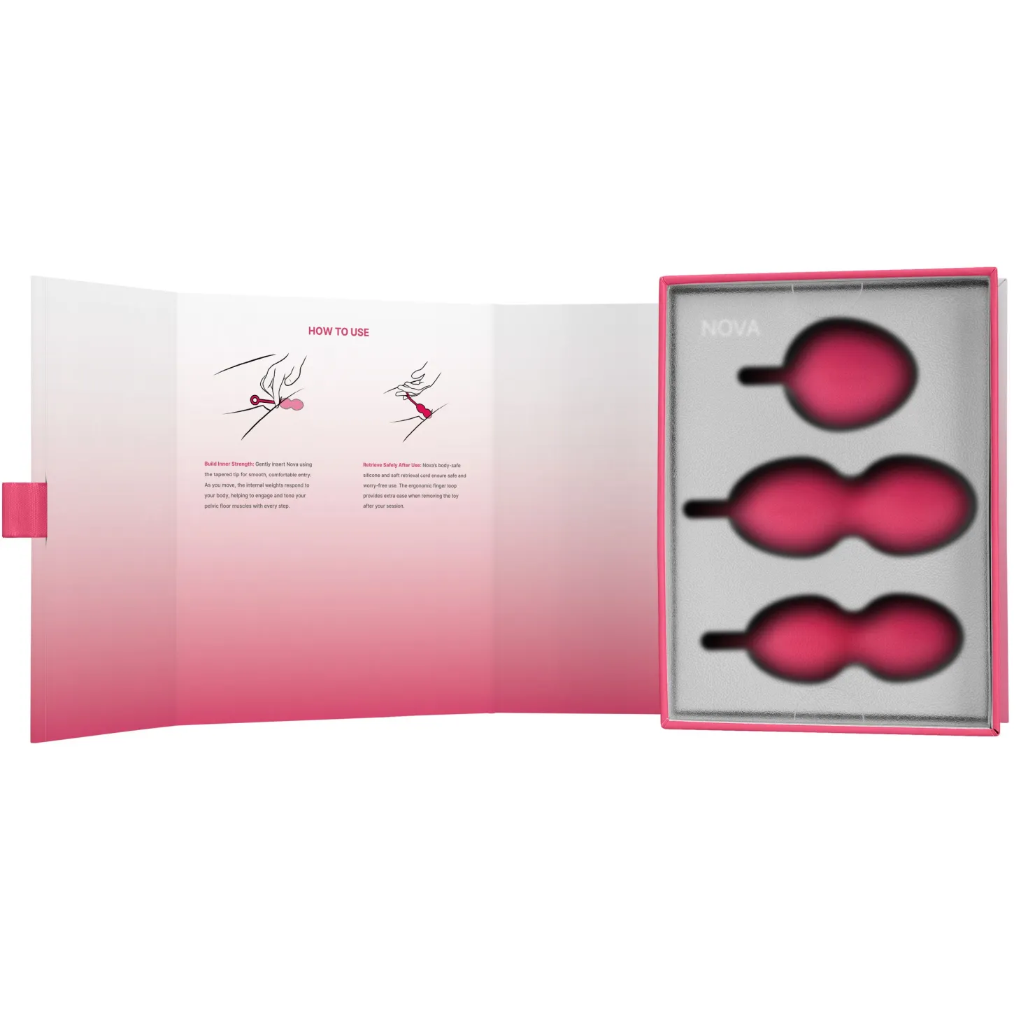 SVAKOM - Nova - Set d'entraînement de Kegel - Rose
