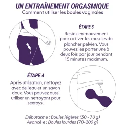 SVAKOM - Nova - Set d'entraînement de Kegel - Violet