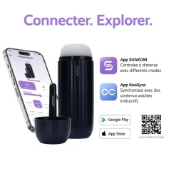 SVAKOM - Sam Neo 2 PRO Masturbateur Interactif - Bleu