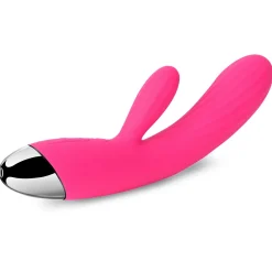 SVAKOM - Vibromasseur rabbit chauffant "Angel" - Rose