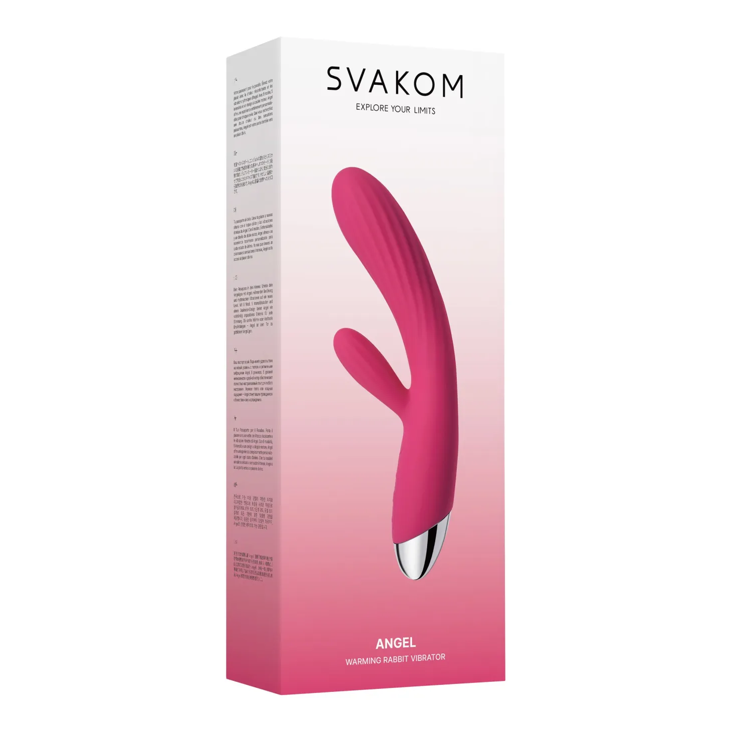 SVAKOM - Vibromasseur rabbit chauffant "Angel" - Rose