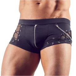 Svenjoyment Underwear - Boxer avec Zip et Chaîne - Noir