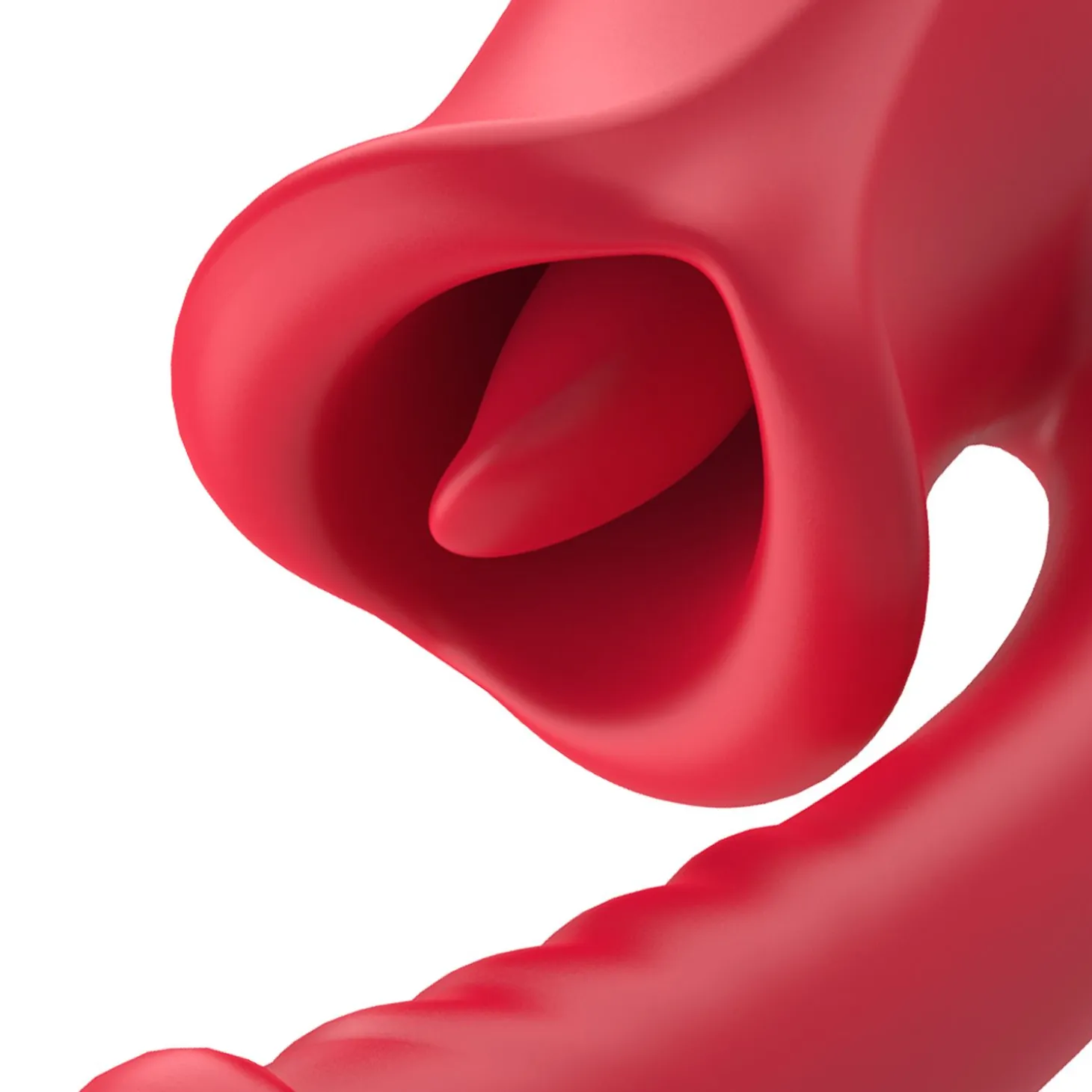 Teazers - Dildo avec stimulateur de clitoris - Rouge