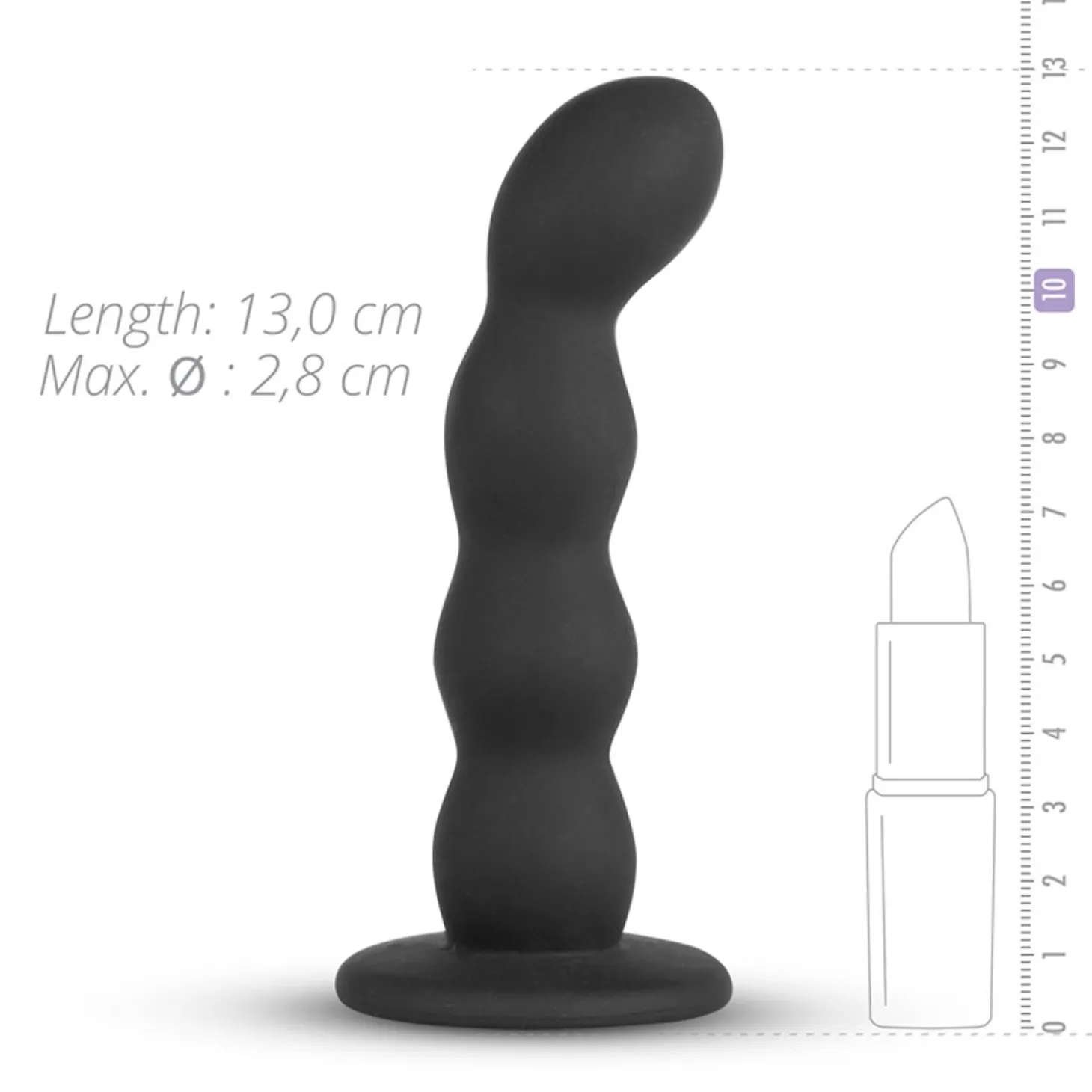 Teazers – Ensemble Harnais Strap-On Silicone – Noir