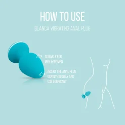 Teazers - Plug anal vibrant Blanca