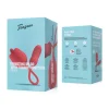 Teazers – Rose Vibromasseur Langue et va-et-vient – Rouge