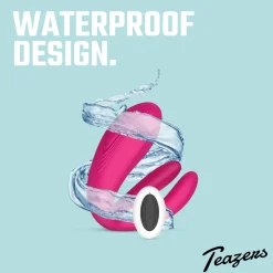 Teazers - Stimulateur polyvalent avec télécommande - Rose