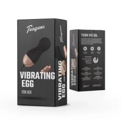 Teazers - Œuf vibrant avec télécommande - Noir
