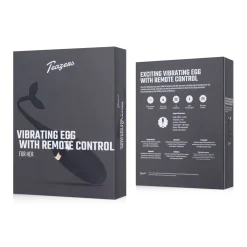 Teazers – Œuf Vibrant Avec Télécommande – Noir