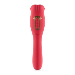 Teazers - Vibromasseur avec stimulateur clitoridien lécheur - Rouge