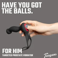 Teazers - Vibromasseur pour prostate avec cockring et télécommande