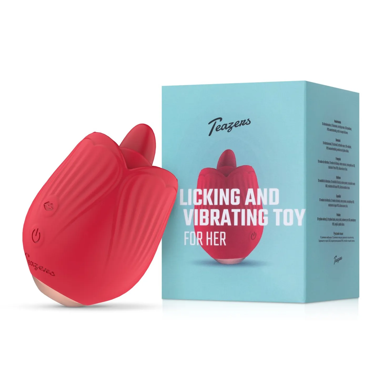 Teazers Vibromasseur Rose - Léchage et Vibrations