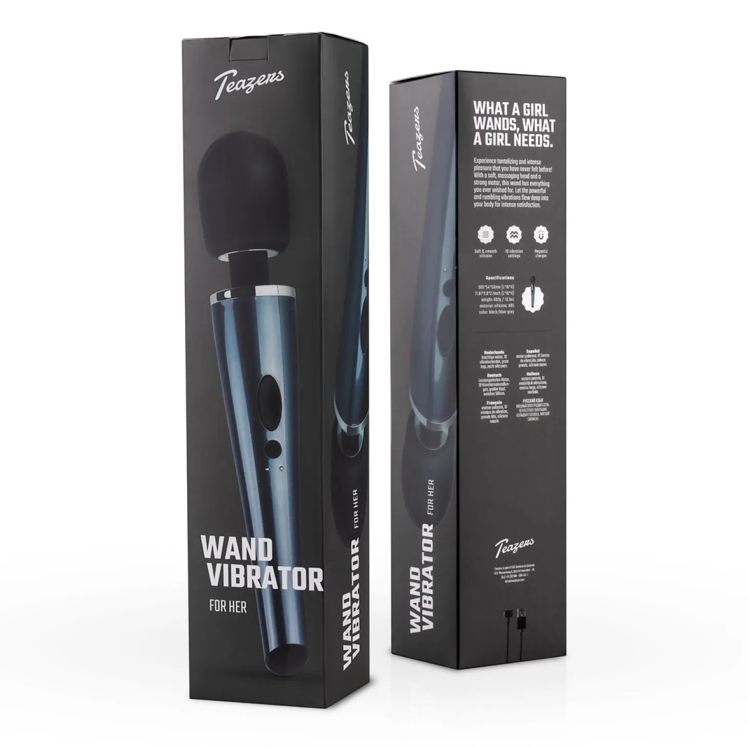 Teazers - Vibromasseur Wand - Noir