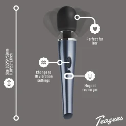 Teazers - Vibromasseur Wand - Noir