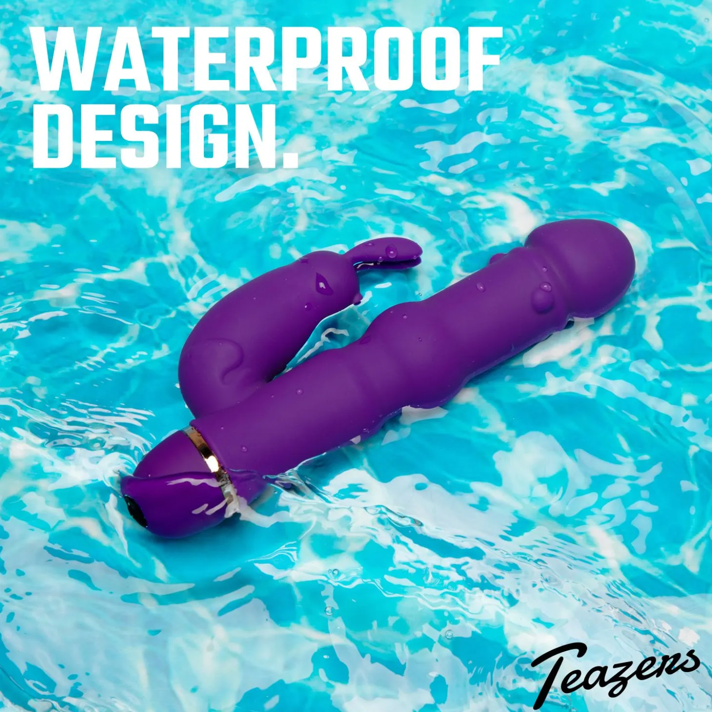 Teazers - Vibro rabbit en silicone - Violet