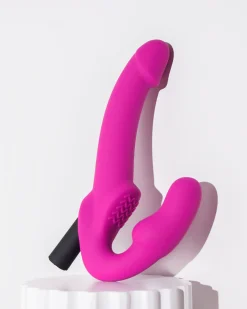 Temptasia - Gode-ceinture vibrant sans harnais Estella - Rose