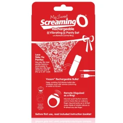 The Screaming O - Charged Remote Control Panty Vibe Red